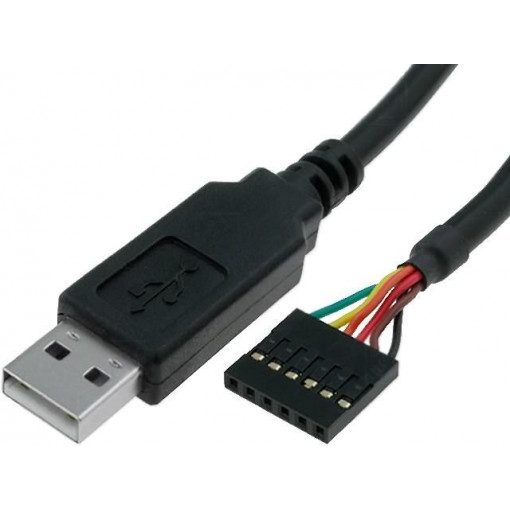 TTL-232R-3V3; Module: cable integrated; UART,USB; USB A,pin strips; V: lead; FTDI TTL-232R-3V3; Module: cable integrated; UART,USB; USB A,pin strips; V: lead; FTDI