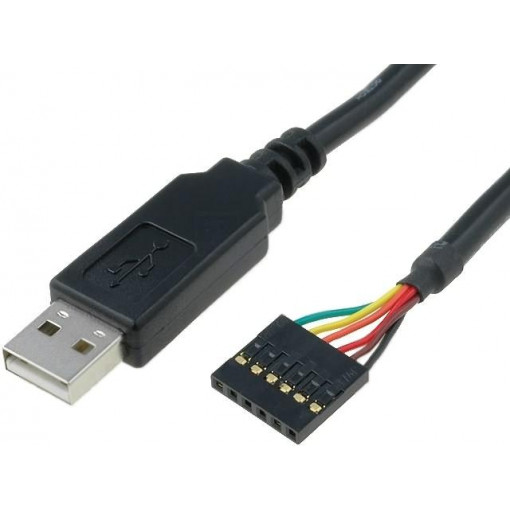 TTL-232R-5V; Module: cable integrated; UART,USB; USB A,pin strips; V: lead; FTDI TTL-232R-5V; Module: cable integrated; UART,USB; USB A,pin strips; V: lead; FTDI