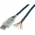 TTL-232RG-VIP-WE; Module: cable integrated; USB; USB A; V: lead; UI/O: 1,8÷5,25 V; FTDI