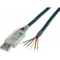 TTL-232RG-VIP-WE; Module: cable integrated; USB; USB A; V: lead; UI/O: 1,8÷5,25 V; FTDI TTL-232RG-VIP-WE; Module: cable integrated; USB; USB A; V: lead; UI/O: 1,8÷5,25 V; FTDI