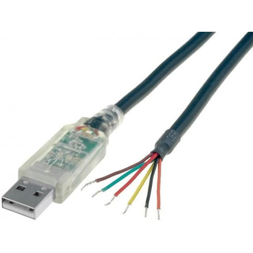 TTL-232RG-VIP-WE; Module: cable integrated; USB; USB A; V: lead; UI/O: 1,8÷5,25 V; FTDI TTL-232RG-VIP-WE; Module: cable integrated; USB; USB A; V: lead; UI/O: 1,8÷5,25 V; FTDI