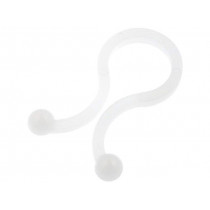 TT-28; Cable clips; 26.7mm; polyamide; natural; UL94V-2; KSS WIRING