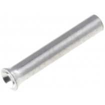 TUL-NI-00207; Bootlace ferrule; non-insulated; copper; 0.25mm2; 7mm; tinned; NINIGI TUL-NI-00207; Bootlace ferrule; non-insulated; copper; 0.25mm2; 7mm; tinned; NINIGI