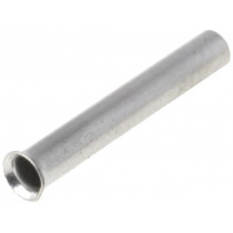 TUL-NI-01012; Bootlace ferrule; non-insulated; copper; 1mm2; 12mm; tinned; NINIGI TUL-NI-01012; Bootlace ferrule; non-insulated; copper; 1mm2; 12mm; tinned; NINIGI