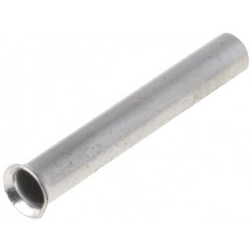 TUL-NI-01012; Bootlace ferrule; non-insulated; copper; 1mm2; 12mm; tinned; NINIGI TUL-NI-01012; Bootlace ferrule; non-insulated; copper; 1mm2; 12mm; tinned; NINIGI