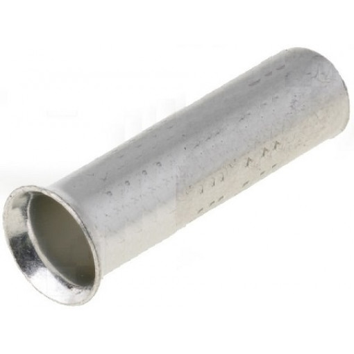 TUL-NI-04012; Bootlace ferrule; non-insulated; copper; 4mm2; 12mm; tinned; NINIGI