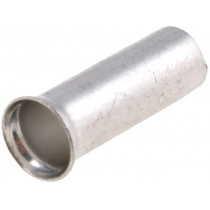 TUL-NI-06012; Bootlace ferrule; non-insulated; copper; 6mm2; 12mm; tinned; NINIGI