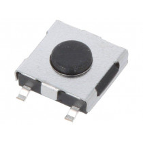 TVCM04N016BB; Microswitch TACT; Pos: 2; 0.05A/12VDC; SMT; none; 4.6x4.6mm; 1.5mm; JIANFU