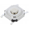 TVCM16015BPB; Microswitch TACT; Pos: 2; 0.05A/12VDC; SMT; none; 5.2x5.2mm; 1.5mm; JIANFU