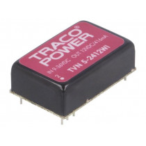 TVN 5-2412WI; Converter: DC/DC; 5W; Uin: 9÷36V; Uout: 12VDC; Iout: 416mA; DIP24; TRACO POWER
