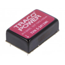 TVN 5-2413WI; Converter: DC/DC; 5W; Uin: 9÷36V; Uout: 15VDC; Iout: 333mA; DIP24; TRACO POWER