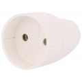GN-161 BI; Connector: AC supply; female; socket; 2P; 250VAC; 16A; Type: round; JONEX GN-161 BI; Connector: AC supply; female; socket; 2P; 250VAC; 16A; Type: round; JONEX