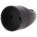 GN-161 CZ; Connector: AC supply; female; socket; 2P; 250VAC; 16A; Type: round; JONEX GN-161 CZ; Connector: AC supply; female; socket; 2P; 250VAC; 16A; Type: round; JONEX