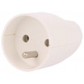 GN-171 BI; Connector: AC supply; female; socket; 2P+PE; 250VAC; 16A; white; JONEX GN-171 BI; Connector: AC supply; female; socket; 2P+PE; 250VAC; 16A; white; JONEX