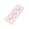 GN-360 BI; Connector: AC supply; female; splitter; 2P; 250VAC; 16A; Type: round; JONEX GN-360 BI; Connector: AC supply; female; splitter; 2P; 250VAC; 16A; Type: round; JONEX