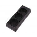 GN-360 CZ; Connector: AC supply; female; splitter; 2P; 250VAC; 16A; Type: round; JONEX GN-360 CZ; Connector: AC supply; female; splitter; 2P; 250VAC; 16A; Type: round; JONEX