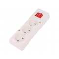 GN-360WS BI; Connector: AC supply; female; splitter; 2P; 250VAC; 16A; white; IP20; JONEX GN-360WS BI; Connector: AC supply; female; splitter; 2P; 250VAC; 16A; white; IP20; JONEX