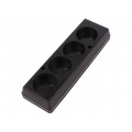 GN-460 CZ; Connector: AC supply; female; splitter; 2P; 250VAC; 16A; Type: round; JONEX GN-460 CZ; Connector: AC supply; female; splitter; 2P; 250VAC; 16A; Type: round; JONEX