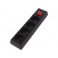 GN-460WS CZ; Connector: AC supply; female; splitter; 2P; 250VAC; 16A; black; IP20; JONEX GN-460WS CZ; Connector: AC supply; female; splitter; 2P; 250VAC; 16A; black; IP20; JONEX