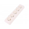 GN-570 BI; Connector: AC supply; female; splitter; 2P+PE; 250VAC; 16A; white; JONEX GN-570 BI; Connector: AC supply; female; splitter; 2P+PE; 250VAC; 16A; white; JONEX