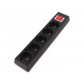 GN-570WS CZ; Connector: AC supply; female; splitter; 2P+PE; 250VAC; 16A; black; JONEX GN-570WS CZ; Connector: AC supply; female; splitter; 2P+PE; 250VAC; 16A; black; JONEX