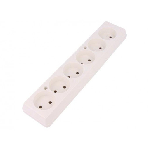 GN-660 BI; Connector: AC supply; female; splitter; 2P; 250VAC; 16A; Type: round; JONEX