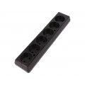 GN-660 CZ; Connector: AC supply; female; splitter; 2P; 250VAC; 16A; Type: round; JONEX GN-660 CZ; Connector: AC supply; female; splitter; 2P; 250VAC; 16A; Type: round; JONEX