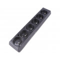 GN-670 CZ; Connector: AC supply; female; splitter; 2P+PE; 250VAC; 16A; black; JONEX GN-670 CZ; Connector: AC supply; female; splitter; 2P+PE; 250VAC; 16A; black; JONEX