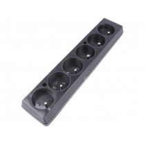GN-670 CZ; Connector: AC supply; female; splitter; 2P+PE; 250VAC; 16A; black; JONEX