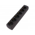 GN-670S CZ; Connector: AC supply; female; splitter; 2P+PE; 250VAC; 16A; black; JONEX GN-670S CZ; Connector: AC supply; female; splitter; 2P+PE; 250VAC; 16A; black; JONEX