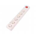 GN-670WS BI; Connector: AC supply; female; splitter; 2P+PE; 250VAC; 16A; white; JONEX GN-670WS BI; Connector: AC supply; female; splitter; 2P+PE; 250VAC; 16A; white; JONEX
