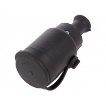 GN-H1 CZ; Connector: AC supply; female; socket; 2P; 250VAC; 16A; Type: round; JONEX