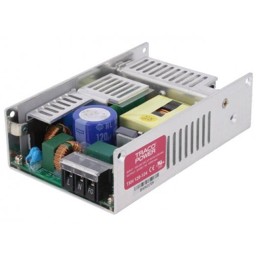 TXH 120-124; Power supply: switched-mode; modular; 120W; 24VDC; 136x82x38mm; TRACO POWER