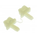 152-11209; Cable tie holder; polyamide; natural; Tie width: 5.5mm; Ht: 7.8mm; HELLERMANNTYTON