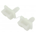 152-11309; Cable tie holder; polyamide; natural; Tie width: 9.3mm; Ht: 10mm; HELLERMANNTYTON