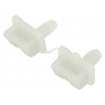 152-11309; Cable tie holder; polyamide; natural; Tie width: 9.3mm; Ht: 10mm; HELLERMANNTYTON