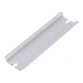 TZ35.106; DIN rail; steel; W: 35mm; L: 122mm; ZP13513560; Plating: zinc; KRADEX