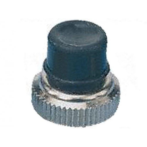 U1401; Cap; Mat: silicone; Actuator colour: black; APEM