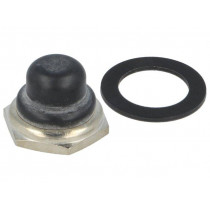 U589; Cap; Mat: silicone; Actuator colour: black; APEM