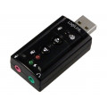 UA0078; PC extension card: sound; USB 2.0,stereo 7.1; LOGILINK