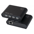 UA0230; USB extender; USB 1.1,USB 2.0; black; Cat: 5e,6; LOGILINK