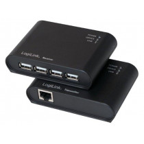 UA0230; USB extender; USB 1.1,USB 2.0; black; Cat: 5e,6; LOGILINK
