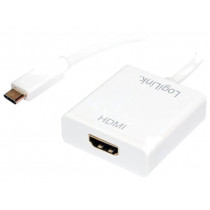 UA0236A; Adapter; HDCP 1.3,HDMI 1.4,USB 3.0; HDMI socket,USB C plug; LOGILINK