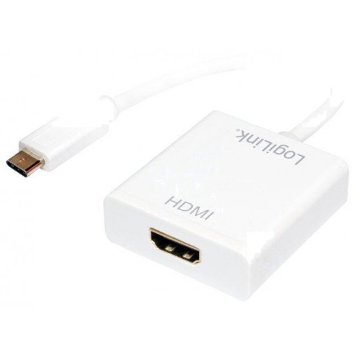UA0236A; Adapter; HDCP 1.3,HDMI 1.4,USB 3.0; HDMI socket,USB C plug; LOGILINK