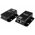 UA0267; USB extender; USB 1.1,USB 2.0; black; Cat: 5e,6; LOGILINK