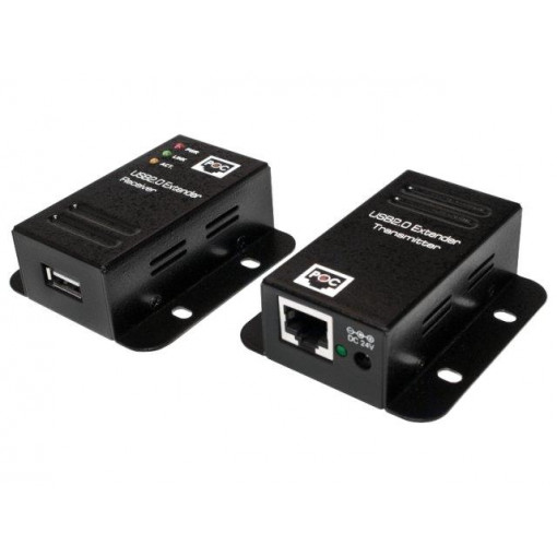 UA0267; USB extender; USB 1.1,USB 2.0; black; Cat: 5e,6; LOGILINK