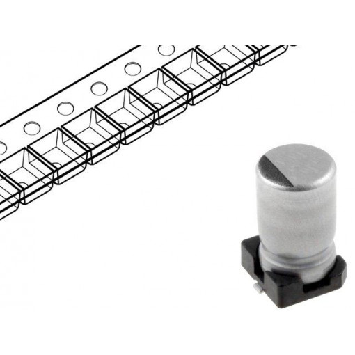 UCB1C471MNL1GS; Capacitor: electrolytic; SMD; 470uF; 16VDC; Ø10x10mm; ±20%; 7000h; NICHICON