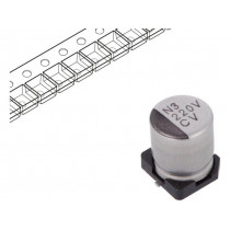 UCV1V221MCL1GS; Capacitor: electrolytic; low impedance; SMD; 220uF; 35VDC; ±20%; NICHICON