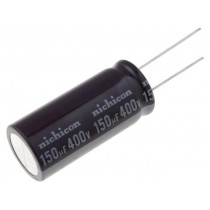 UCY2G151MHD; Capacitor: electrolytic; THT; 150uF; 400VDC; Ø18x40mm; Pitch: 7.5mm; NICHICON