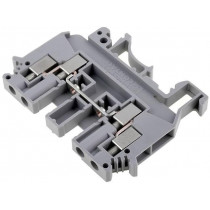 UDK 4 2775016; Splice terminal: rail; 0.2÷4mm2; ways: 1; terminals: 4; grey; 32A; PHOENIX CONTACT